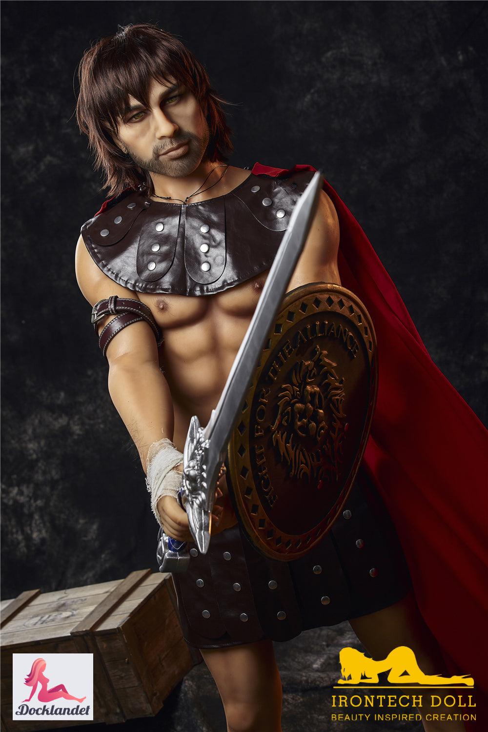 Boneca sexual masculina Charles Centurion (Irontech Doll 162 cm #201 TPE)