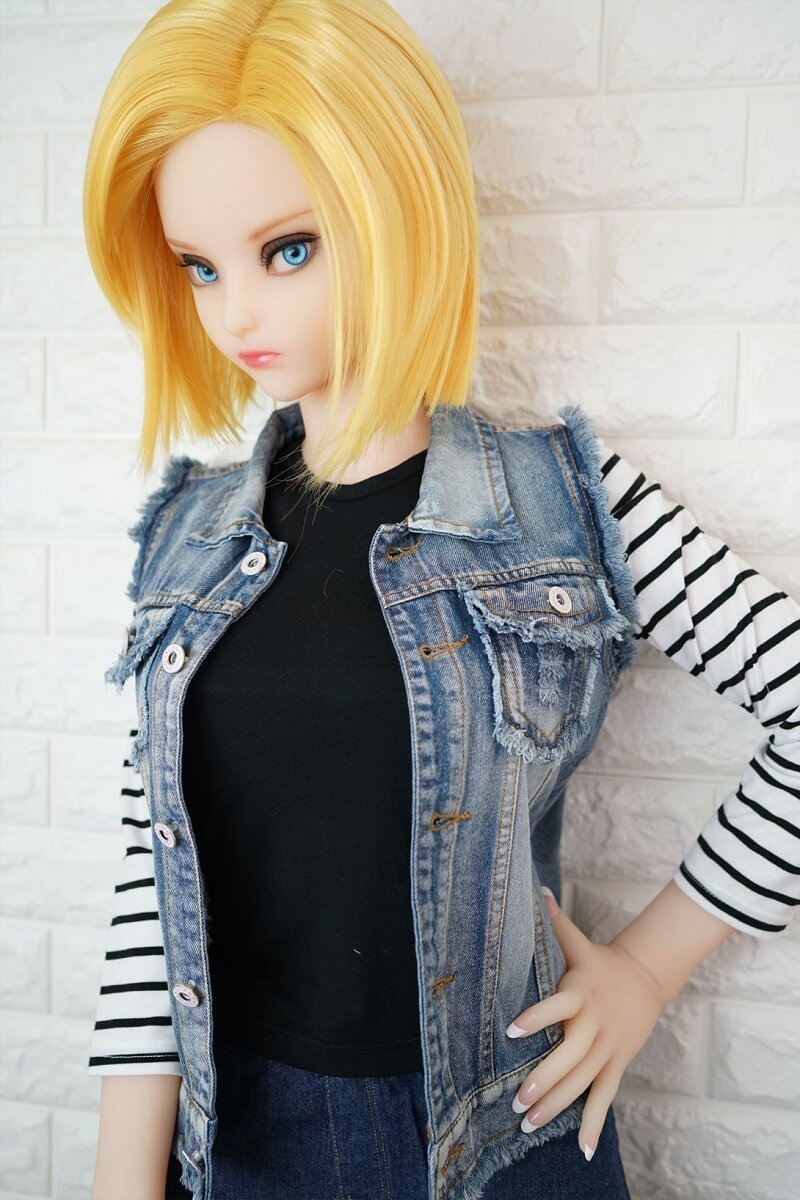 Boneca sexual Lazuli Android 18 (Irokebijin Copo E de 140 cm (TPE/Silicone)