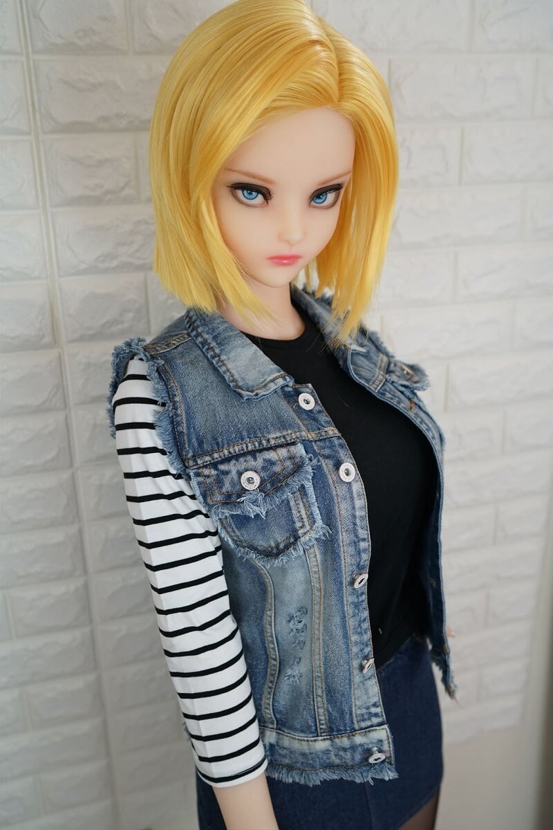 Boneca sexual Lazuli Android 18 (Irokebijin Copo E de 140 cm (TPE/Silicone)