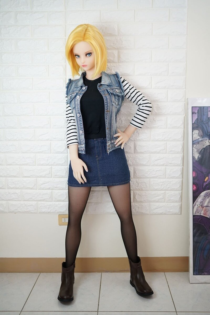 Boneca sexual Lazuli Android 18 (Irokebijin Copo E de 140 cm (TPE/Silicone)