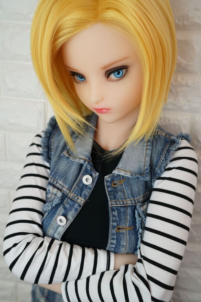 Boneca sexual Lazuli Android 18 (Irokebijin Copo E de 140 cm (TPE/Silicone)