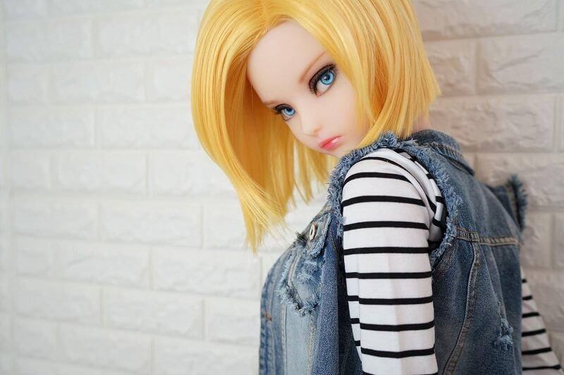 Boneca sexual Lazuli Android 18 (Irokebijin Copo E de 140 cm (TPE/Silicone)
