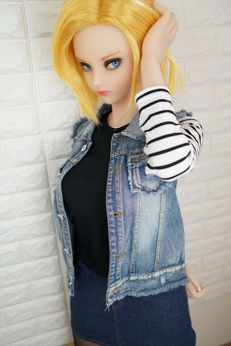Boneca sexual Lazuli Android 18 (Irokebijin Copo E de 140 cm (TPE/Silicone)